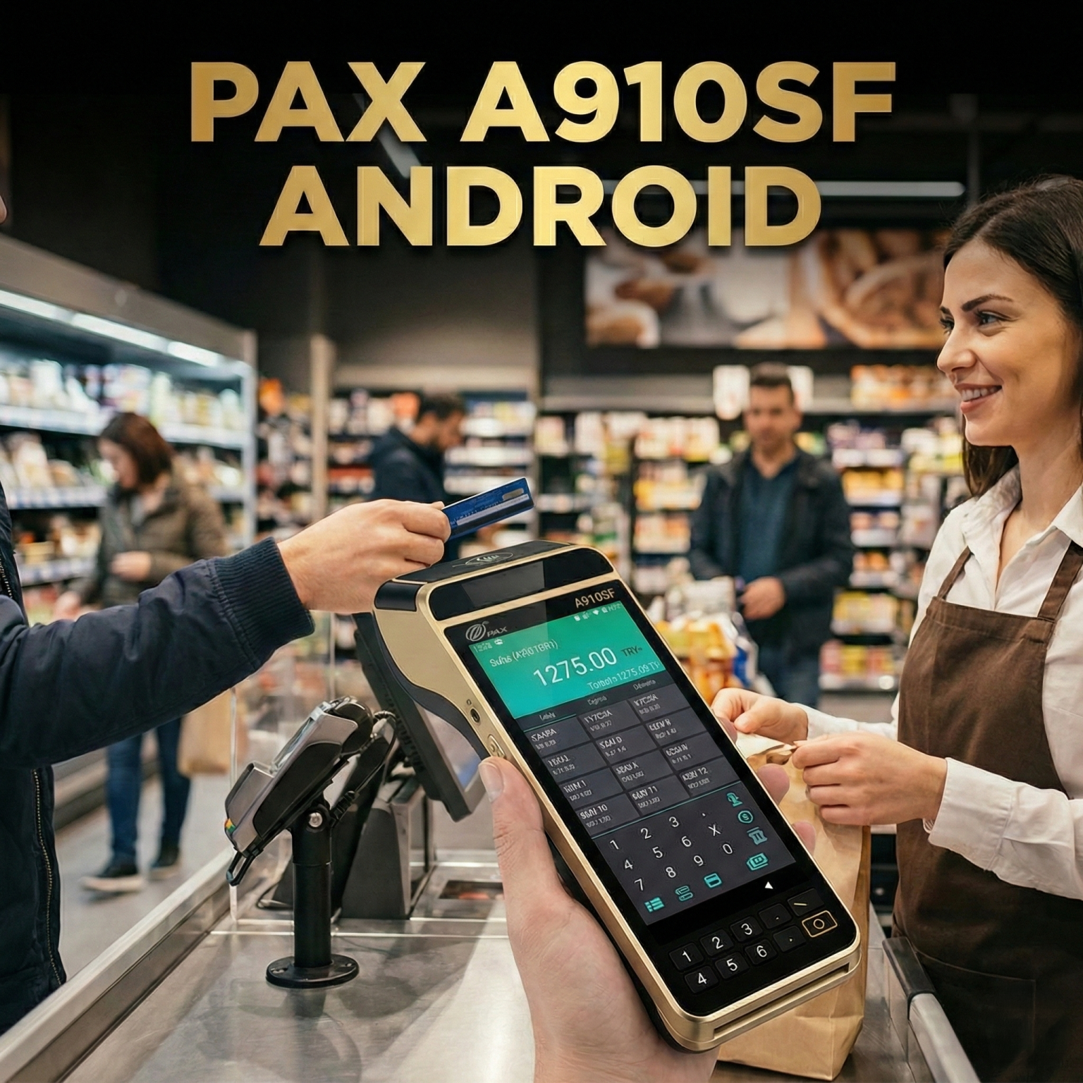 AFG elektronik Pax A910SF Android yazarkasa pos